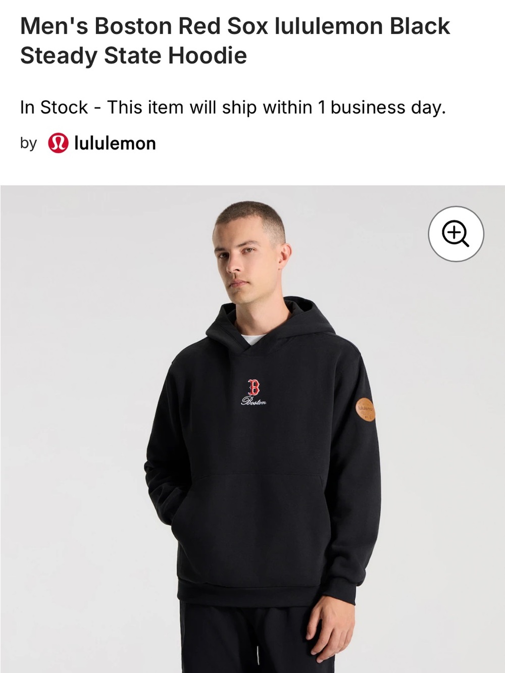 Boston Red Sox Lululemon Steady State Hoodie